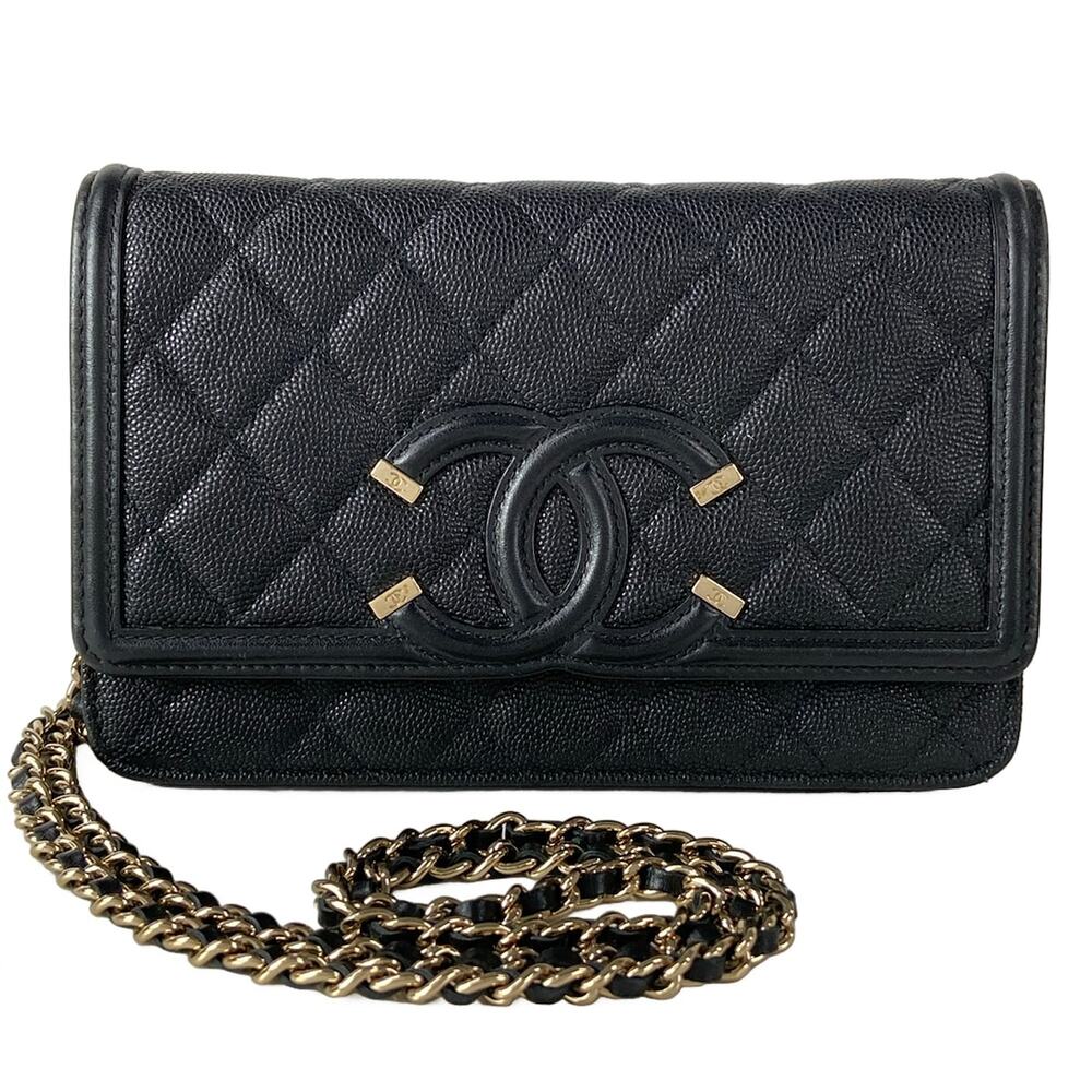 Chanel Matelass, CC Filigree Other Style Wallet A84451